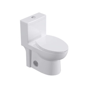 1.1/1.6 GPF Dual Flush Elongated One-Piece Toilet Floor Mount