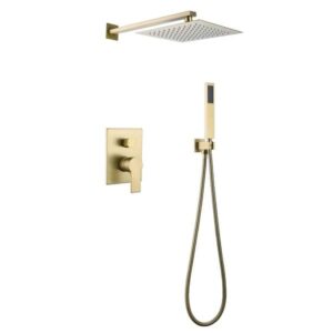 Pressure-Balanced Complete Shower System With Rough-In Valve
