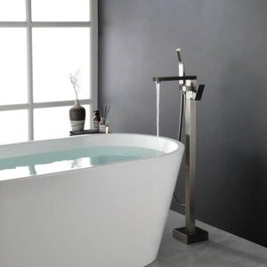 Tub Faucets Single Handle Floor Mounted Freestanding Tub Filler